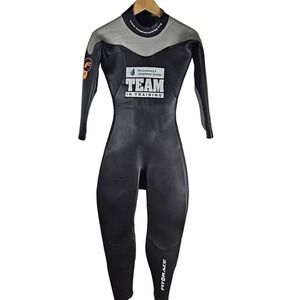 Fit2Race FTR Triathlon Black Wetsuit Unisex Size S1 Training‎ Race Surfing